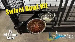Revolutionize Mealtime: The Magic of K9 Kennel Store's Swivel Bowl System!