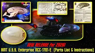 AMT STAR TREK FIRST CONTACT U.S.S. Enterprise NCC-1701-E (Instruction Sheet)
