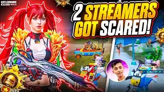 2 PRO STREAMERS Faced Real 60 FPS DEMON? ☠️ | Fastest 1vs4 Clutches | BGMI - PUBG MOBILE 🔱
