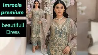 Imrozia Premium dress|party wear dress|embroidered collection|honest review|Bridal collection