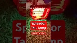 Hero Splendor Custom Tail Lamp 💡 Unique LED Look | Budget Friendly Setup