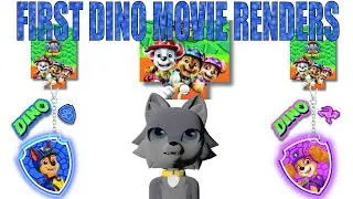 DINO MOVIE mini news🦖 | First renders on merch