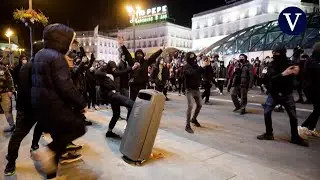 Violentos disturbios en Madrid por el encarcelamiento de Pablo Has&eacute;l