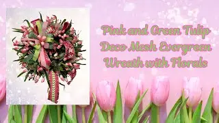Gorgeous Tulip Wreath with Lori |Stunning Spring Design |Hard Working Mom