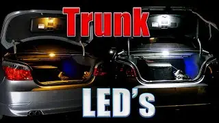 BMW E60 5 series Trunk Lights LED Upgrade How to