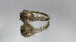 LeVian Bridal 2.00 carats total weight Chocolate Diamond Engagement Ring in 18K Gold