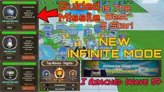NEW INFINITE MODE!! GUIDED MISSILE IS TOO OP! | Action Tower Defense