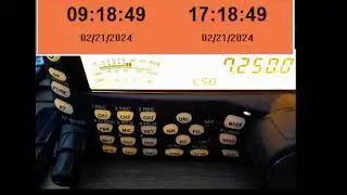 Monitoring 40 Meters Ham Radio from Grid Square DM14