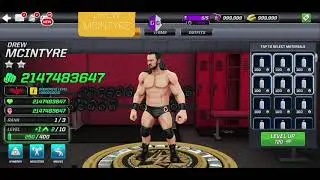 WWE MAYHEM  Drew McIntyre MAX 🌟 999999999 🌟