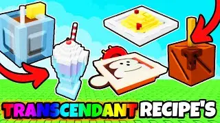 ALL TRANSCENDENT FOOD RECIPES In Grow A Garden! (KITCHEN STORM EVENT GUIDE) Roblox