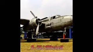 Strafer Nose B-25J Mitchell WW2 Bomber TNI AU #aviation #military #history