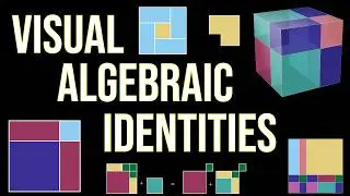 Visual Algebraic Identities: A Tour de Force #SoME4
