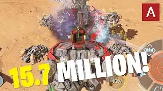 Luchador vs Titans 15.7 Million Damage! War Robots Gameplay WR