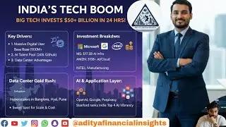 BIG TECH INVESTS $50+ BILLION IN INDIA IN 24hr /Microsoft,Amazon,Google Betting BIG on Indian AI