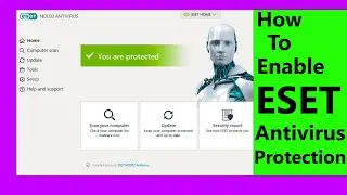 How to Enable ESET Antivirus Protection | Acitve Eset internet security with license key in 2022