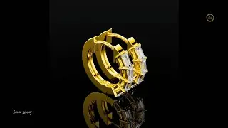 Golden Flow Diamond Drop Earrings#Viral#Trending#FYP#ring #Viralvideo#Earring