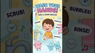 Wash Your Hands Song! 🧼 Fun Hygiene Song for Kids #learnenglish #kidsenglish