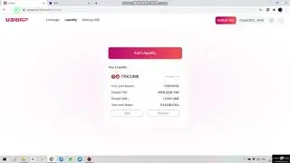 USWAP обучение Liquidity  Staking UME и его вывод с UME FINANCE обратно в кошелек TronLink