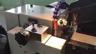 High speed bolt screw head slotting machine Bysen machinery