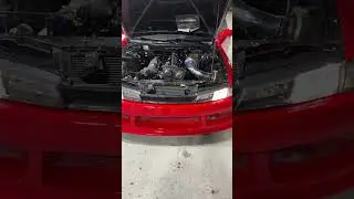 NISSAN SILVIA S14 WITH RB25 REVVING #shorts #cars #nissan #silvia #s14 #rb25det #turbo #jdm #racecar