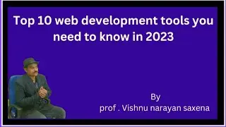 Top 10 web development tools you need to know in 2023@appliedknowledgeandskills