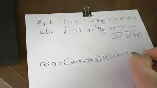 Calcular distancia Ortodromica entre dos puntos
