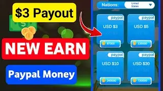 $3 PAYPAL PAYMENT PROOF|NEW EARN APP|HOW TO EARN MONEY ONLINE