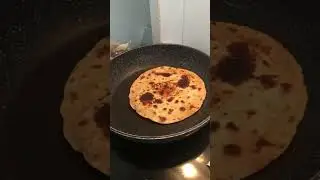 HOT CRISPY PARATHA ROTI!!! #viral #cooking #roti #howtomakeroti #paratha #indian #bread #satisfying