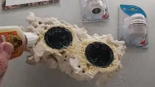 'Floating' magnetic reef rocks using Tunze magnets Part 3