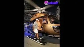 I Tried Luxury Night Helicopter Ride 🚁✨ Dubai Marina Walk 2025 in 4K