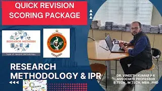 Last Minute Passing Guide ⚡ Research Methodology & IPR | VTU MBA Quick Revision| Scoring Package MBA
