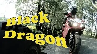 Yamaha R1 Girl rider & Honda CBR600RR - In pursuit of the black dragon