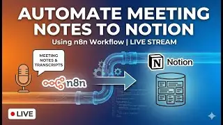 Building an AI Meeting Notes Pipeline with N8N & Notion | Live Automation Session