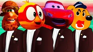 Jungle Beat Booba Oddbods Sheriff Labrador Where's Chicky? Booba Cars - Coffin Dance Song COVER