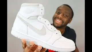 Air Jordan 1 Hi 85 White Neutral Grey On Feet Sneaker Review - QuickSchopes 135 Schopes - BQ4422 100