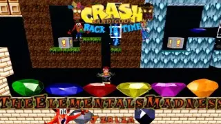 Crash Bandicoot - Back In Time Fan Game: Custom Level: The Elementals Madness By Jzrlza