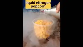 liquid nitrogen popcorn 😱😱#shorts #viral #liquid #trending