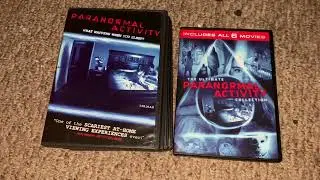 My paranormal Activity collection on Dvd