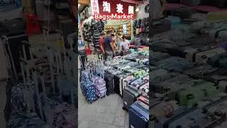 World's biggest cheapest bag market china... #market #bags #travel #biggest #