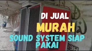 🔴 Jual Murah Sound System