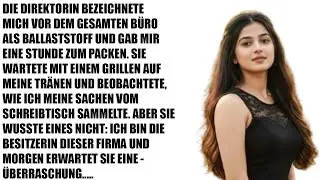 „Du hast eine Stunde – der Direktor feuerte mich vor allen Mitarbeitern“