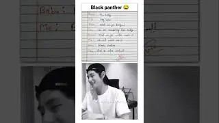 Black panther 😂 #funny #btsfunnytime #btscomedy #memes #bts #comedyseries #comedy #comedyshow #bts