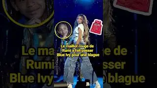 Le maillot rouge de Rumi a fait passer Blue Ivy pour une blague.#celebrity #Blue Ivy #Rumi #Beyonc&eacute;
