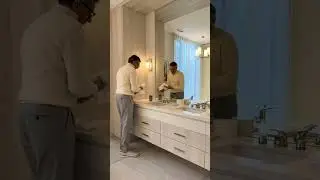 A luxurious spa bathroom transformation 🧖 Designed by Brian Gluckstein.