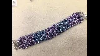 Part 1 Superduo RAW bracelet tutorial--lefthand beading tutorial