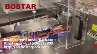 High-Speed Automatic Flow Wrapper for Frozen Food | BOSTAR Packaging Machinery in Action