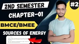 Basic of Mechanical and Civil Engineering | Tidal Energy | Solar Energy