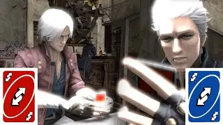 Dante and Vergil play Uno but it's SFM
