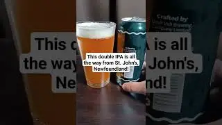 Trying CALM TOM'S Double IPA from Quidi Vidi Brewing 🍻 #craftbeer #ipa