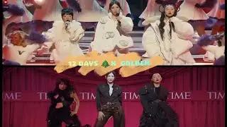 Twelve Days X Golden🎄-Ejae，Audrey Nuna & Rei Ami- Huntrix K-Pop Demon Hunters Performance 🥳 🔥🎶💃🏻🕺🏻